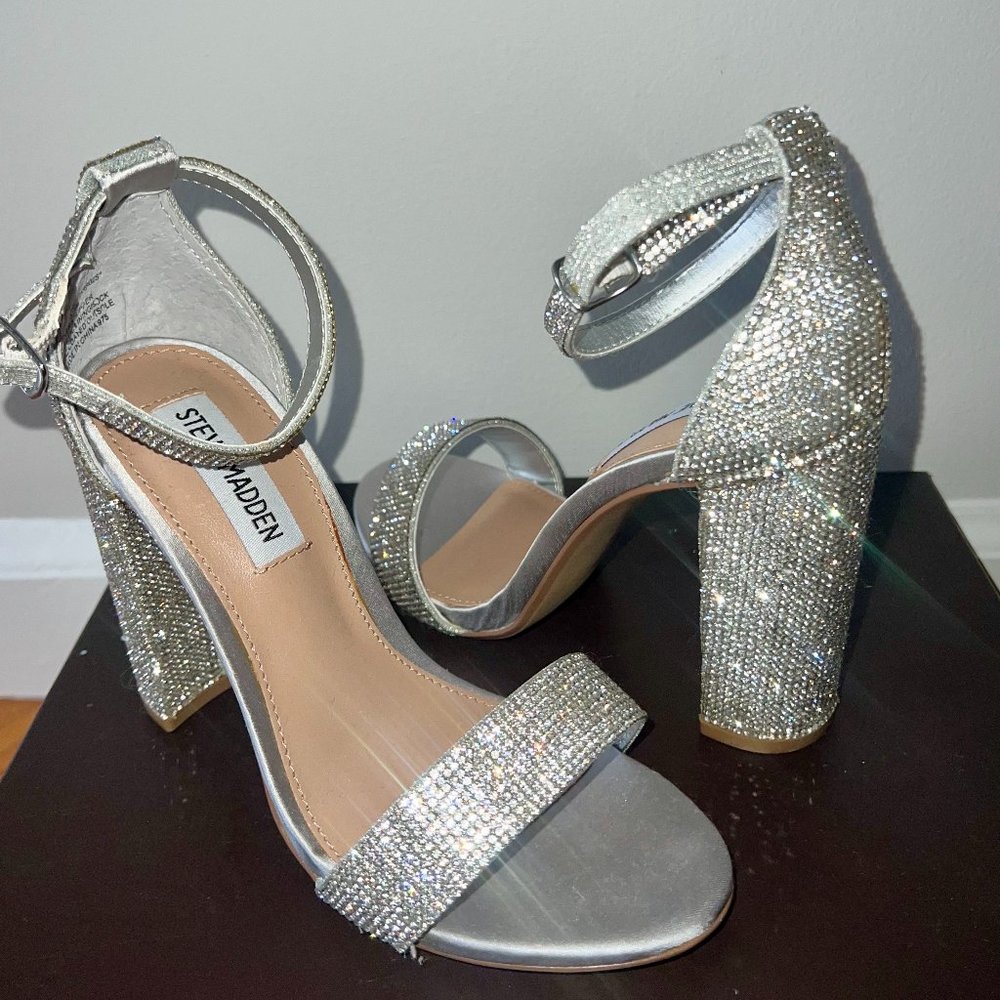 Steve Madden Rhinestone Heel -Size 5